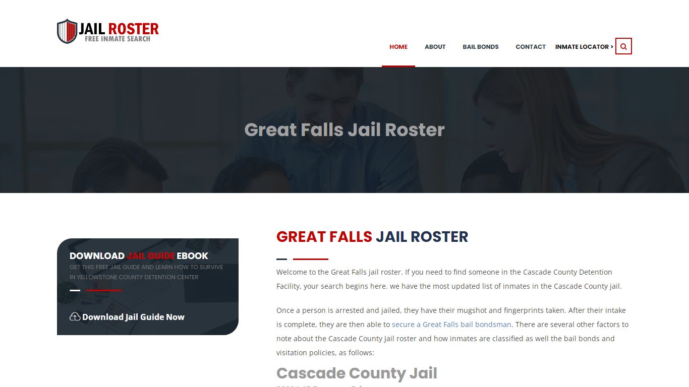 Find Cascade County Jail inmates using this Great Falls ...