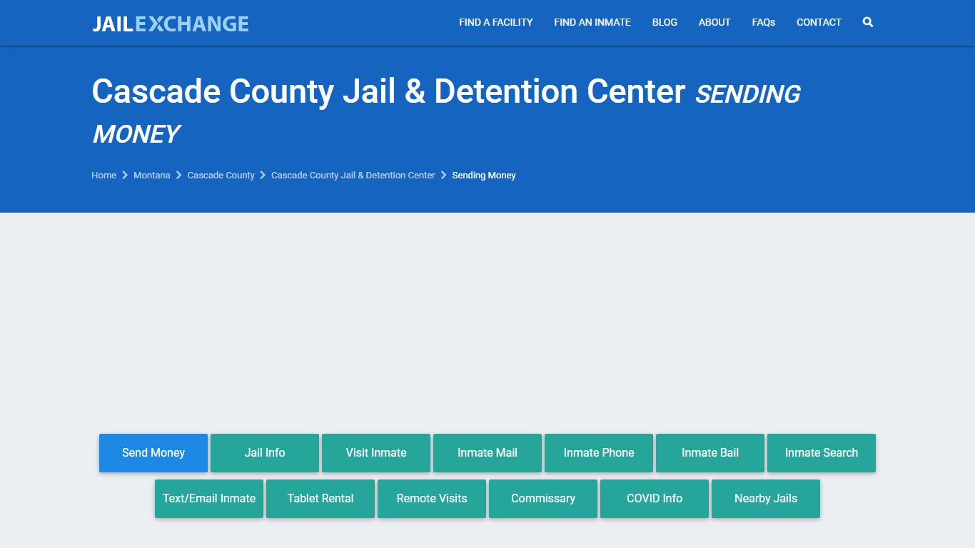 Cascade County Jail & Detention Center How to Send Inmate ...