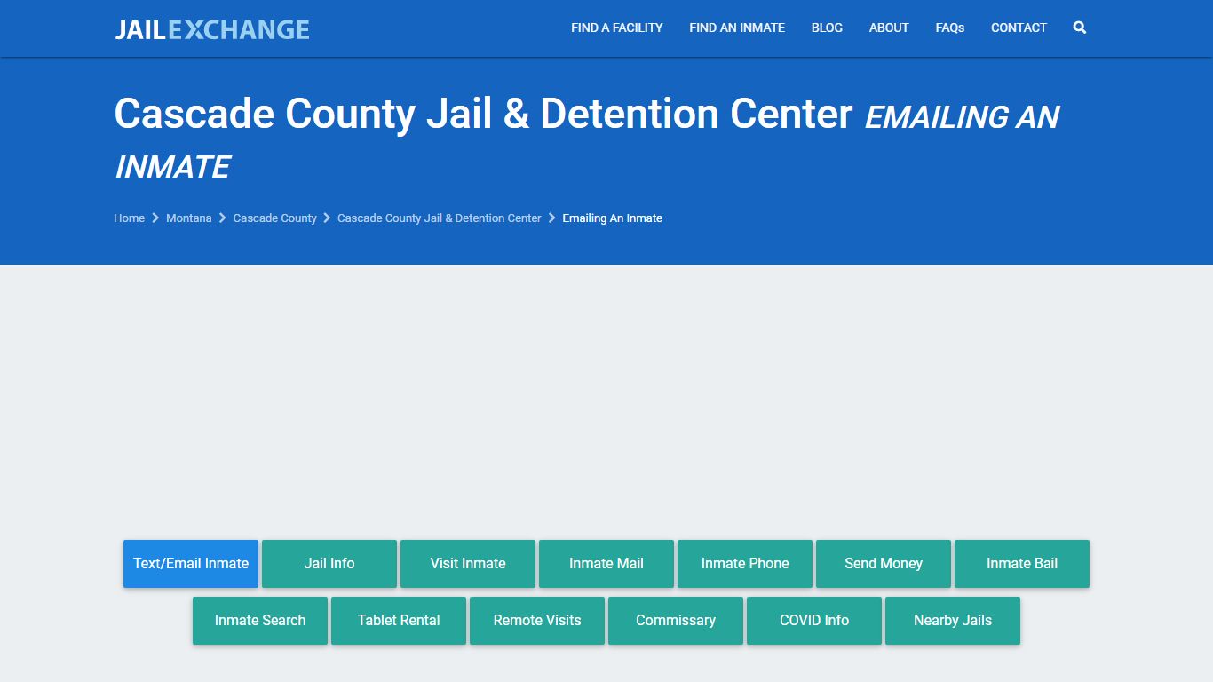 How to Email Inmate in Cascade County Jail & Detention ...